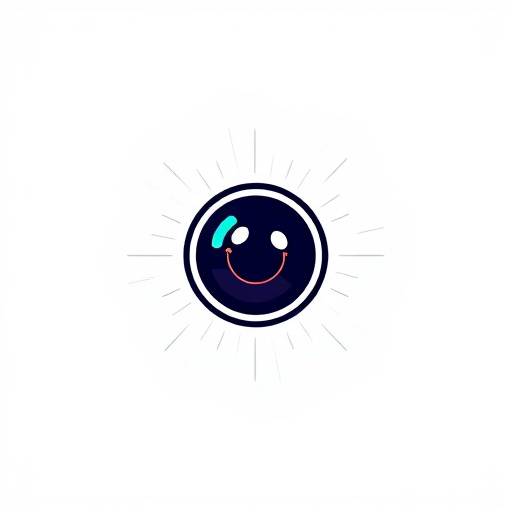 Logotipo da Luz & Foco Fotografia – Uma lente estilizada com raios de luz.